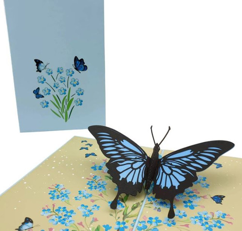Pop Up Cards - Blue Butterfly