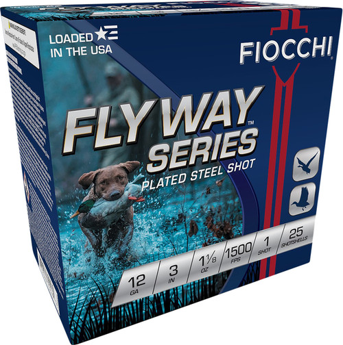 Fiocchi 123ST1 Flyway 12Gauge 3" 1 1/8oz 1Shot 25 Per Box [DS]