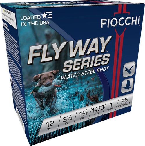 Fiocchi 1235ST1 Flyway 12Gauge 3.50" 1 3/8oz 1Shot 25 Per Box [DS]
