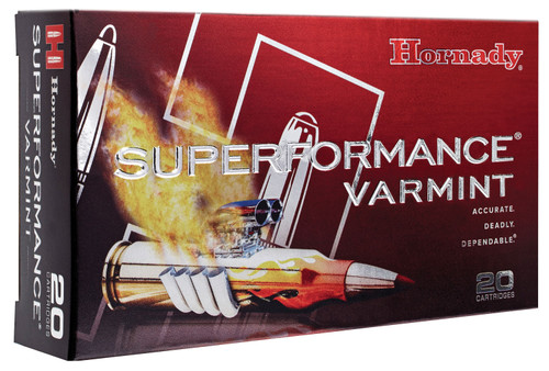 Hornady 83366 Superformance Varmint 22-250Rem 50gr Hornady V Max 20 Per Box [DS]