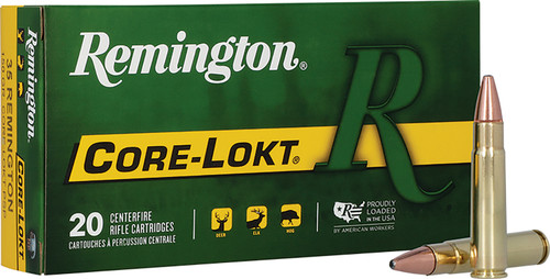 Remington Ammunition 21491 Core-Lokt 35Rem 150gr Soft Point Core-Lokt 20 Per Box [DS]