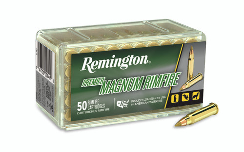 Remington Ammunition 20023 Magnum Rimfire 17HMR 17gr Jacketed Hollow Point 50 Per Box [DS]