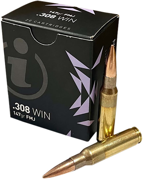 Ammo Inc IGMAN30820 Igman 308Win 147gr Full Metal Jacket 20 Per Box [DS]