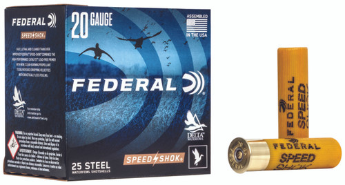 Federal WF2092 Speed-Shok 20Gauge 3" 7/8oz 2Shot 25 Per Box [DS]