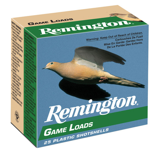 Remington Ammunition 20040 or 20042 or 20044 Game Load 20Gauge 2.75" 7/8oz 6Shot or 7.5Shot or 8Shot 25 Per Box [DS]
