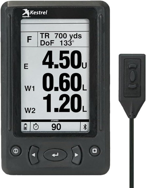 KESTREL HUD FOR 5 SERIES BALL- ISTICS METERS BLACK W/REMOTE DS