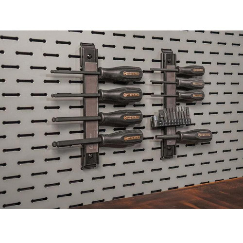 Lockdown 1215349 Securewall Black 8" Steel 2 Pack [DS]