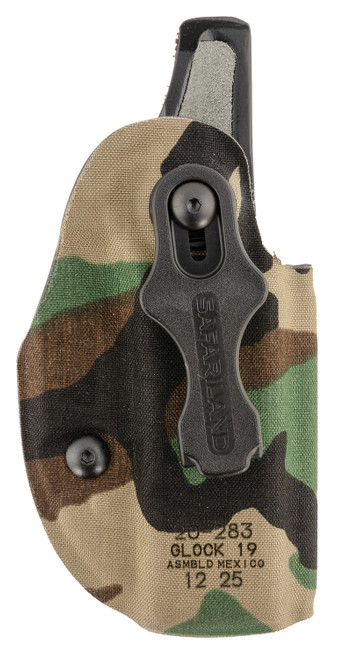 Safariland 20283C991 Species IWB Woodland Camo Compatible w/ Glock 19 Belt Clip Right Hand [DS]