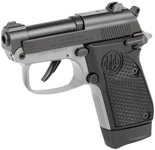 Beretta USA J20X22R8 20X Bobcat You're On Your Own 22 LR 8+1 2.40" Black Steel Barrel, Gray Cerakote ELS/Serrated Steel Slide, Black Polymer Frame w/Beavertail, Helica Texture Grip