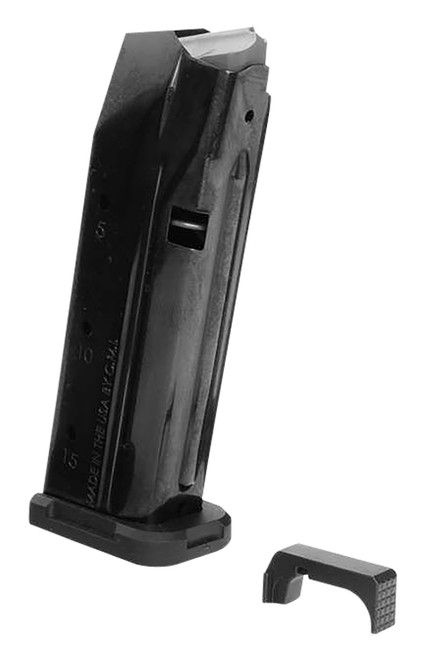 Shield Arms S15STARTERKITG3 S15 Magazine Gen 3 15rd 9mm Luger Compatible w/Glock 43/48 Black Steel [DS}