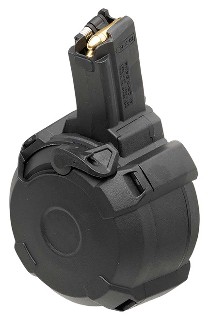 Magpul MAG1181BLK PMAG Black Drum 50rd 9mm Luger for H&K MP5/94 [DS]