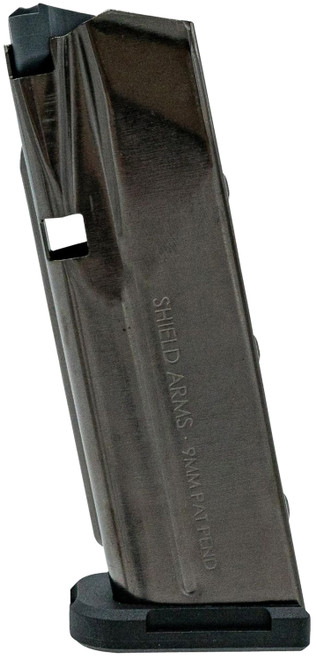 Shield Arms SAS15BLKNGEN3 S15 Magazine Gen 3 15rd Flush 9mm Luger Fits Glock 48/43X Black Nickel Steel [DS]