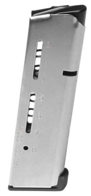 Wilson Combat 500CHD ETM 8rd Detachable w/ Lo-Profile Steel Floor Plate 45 ACP+P Fits Wilson Combat 1911 Elite Tactical Stainless Steel [DS]