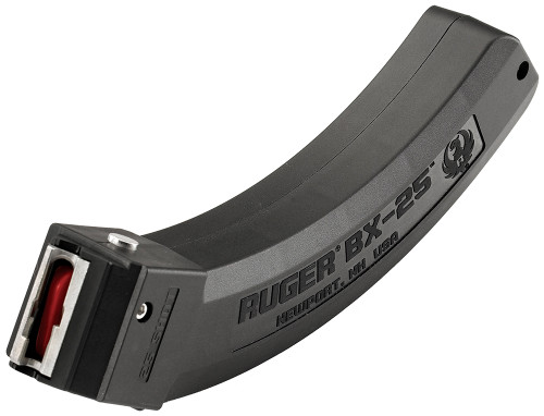 Ruger 90361 BX-25 25rd Magazine Fits Ruger 10/22/SR/77/Charger 22LR Black [SP]