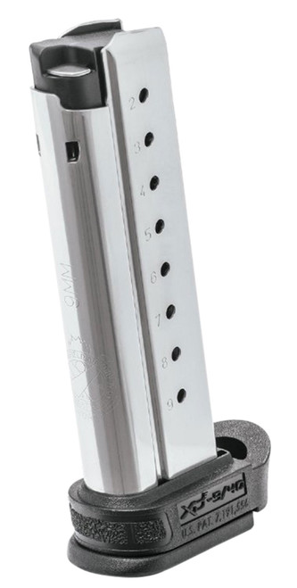 Springfield Armory XDE09091 XD-E 9rd Detachable w/Extended Sleeve 9mm Luger Stainless Steel [SP]