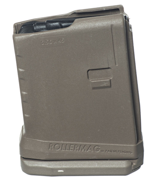 ProMag RM5FDE Standard 5rd Detachable w/Roller Follower 5.56x45mm Fits AR-15 Flat Dark Earth DuPont Zytel Polymer [DS]