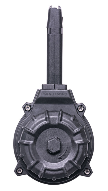 ProMag DRMA11 Standard 50rd Drum 9mm Luger Compatible w/ Glock 17/19 Black DuPont Zytel Polymer [DS]