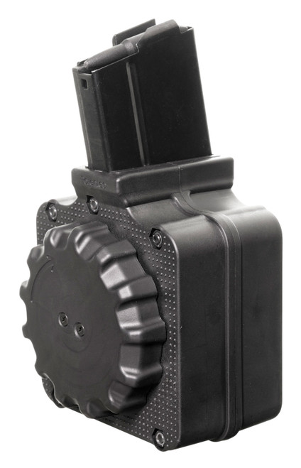 ProMag DRMA2 Standard 50rd Drum 308 Win/7.62x51mm NATO Fits Springfield M1A/M14 Black DuPont Zytel Polymer [DS]