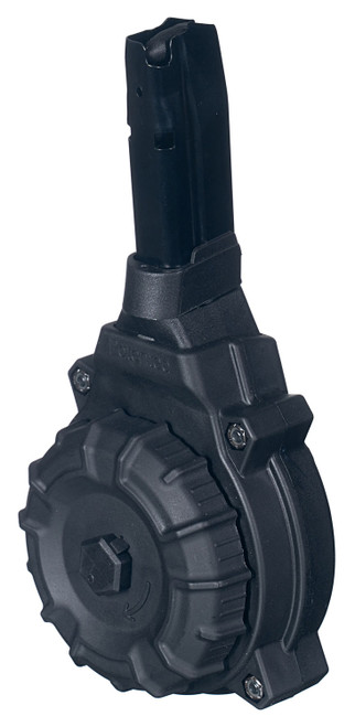 ProMag DRMA32 Standard 50rd Drum 9mm Luger Fits Sig P365/P365XL Black DuPont Zytel Polymer [DS]