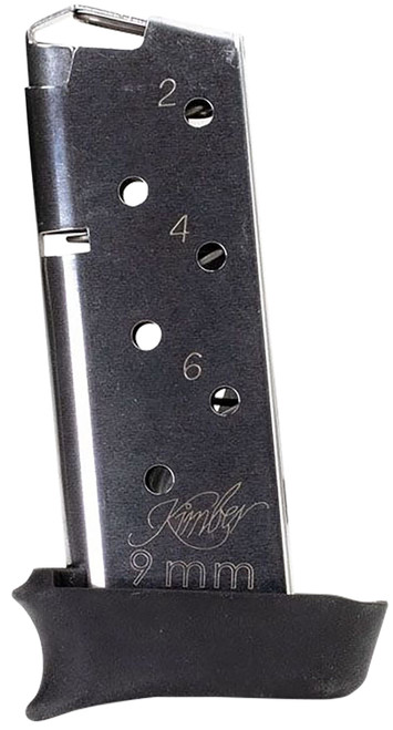Kimber Mfg, Inc 4000905 Micro 9 w/ Hogue Grip Extender 7rd Extended 9mm Luger Stainless [DS]