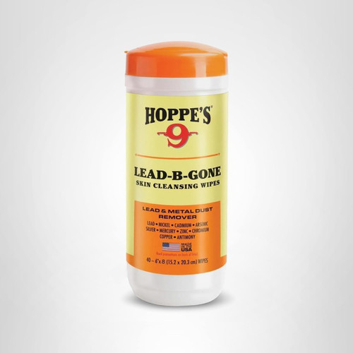 Hoppe's LBG40 Lead-B-Gone Skin Cleansing Wipes Package of 40