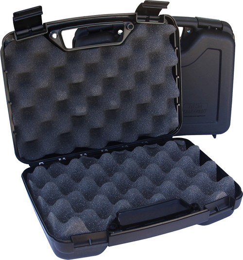 MTM Case-Gard SS2500 Single Handgun Case Black Polypropylene Holds Handgun w/ 4" Barrel or Less [DS]