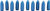 A-ZOOM 9MM Luger Snap Cap, Blue, 10PK