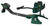 Caldwell 100259 Fire Control Shooting Rest Full Length Green w/Black Accents