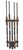 Rugged Gear 11094 Wall Mount Removeable Black Steel Holds 4 Rifle/Shotgun DS