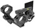 Warne 782520MOA Precision Cantilever Mount Scope Mount/Ring Combo Black Anodized 34mm 20 MOA DS
