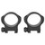 Warne 7241M Scope Rings Mountain Tech Matte Black 35mm Medium 0 MOA DS