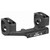 Warne LRSKEL30TW Skeletonized Scope Mount/Ring Combo Extended Black Anodized 30mm Tube MSR Ultra High Rings 20 MOA DS