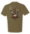 Hornady Gear 31361 Big Buck Coyote Brown, Cotton Short Sleeve, Semi-Fitted, Small DS