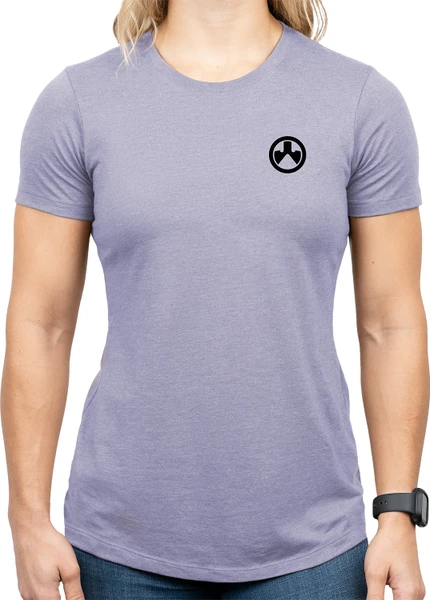 Magpul MAG1340530L Groovy Women's Orchid Heather Cotton/Polyester Short Sleeve Large DS