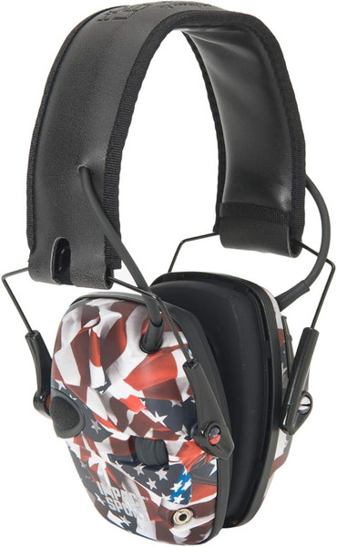 Howard Leight R02530 Impact Sport Electronic Muff 22 dB Over the Head Classic One Nation Adult 1 Pair DS