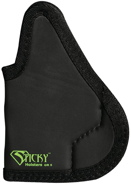 Sticky Holsters OR5 OR-5 Modified Black Cordura/Foam, Compatible w/Sig P365, Springfield Hellcat, Glock 42, Springfield XDS Ambidextrous [DS]