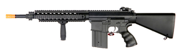 GOLDEN EAGLE JG COMMANDO SR-25 AIRSOFT AEG WITH QUAD RIS [DS]