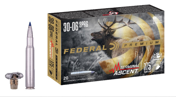 Federal P3006TA1 Premium Terminal Ascent 30-06Springfield 175gr 20 Per Box [DS]