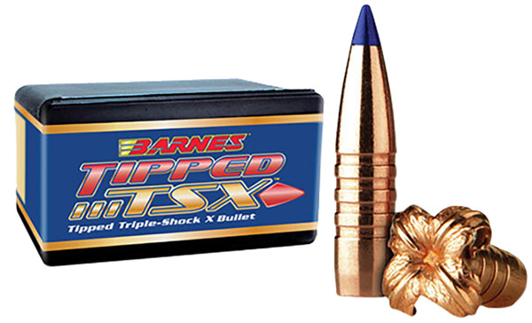 Barnes Bullets 30240 Tipped TSX 6.5Creedmoor 100gr Boat Tail 50/Box [DS]