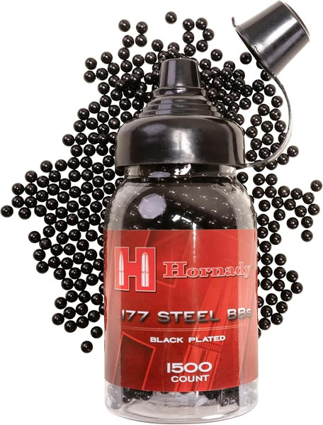Umarex Hornady Black Plated .177 Caliber Steel BB Gun BBS (1500 Count)