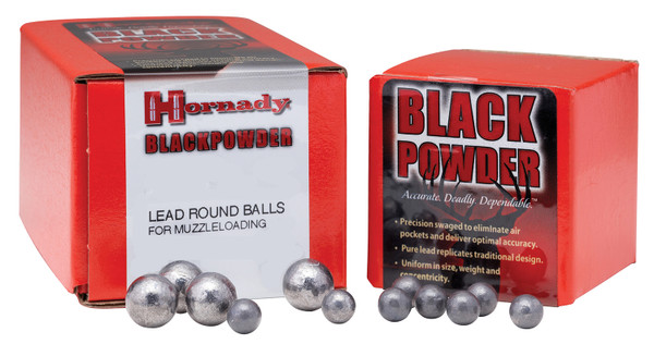 Hornady 6080 Lead Balls 45Cal Lead Ball 100 Per Box [DS]
