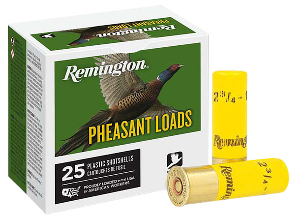 Remington Ammunition 20060 Pheasant 20Gauge 2.75" 1oz 6Shot 25 Per Box [DS]