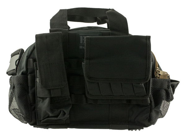 Bulldog BDT940B BDT Tactical Range Bag Black Finish Colorized Zipper DS