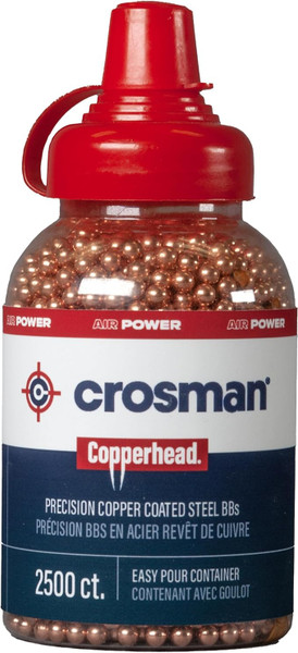 Crosman Copperhead 4.5mm Copper Coated BBs In 2500-COUNT