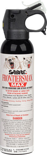 SABRE FRONTIERSMAN MAX BEAR & MOUNTIAN LION SPRAY 9.2OZ
