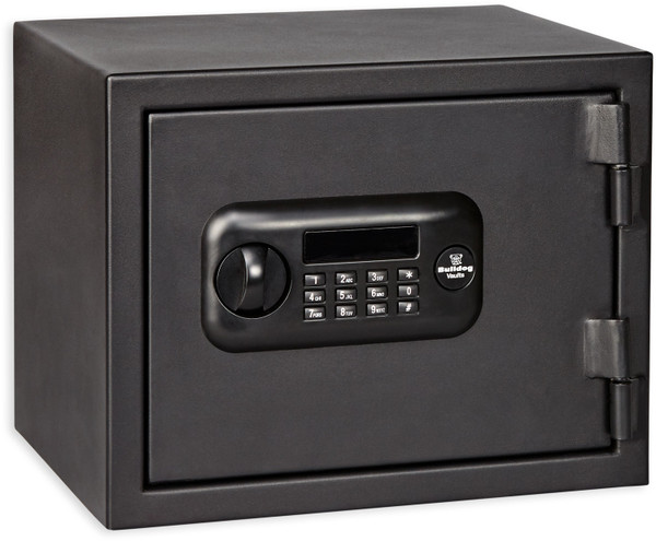 Bulldog BD1090F Digital Fire Safe Vault Keypad/Key Entry Black Steel 12" x 15" x 12" [DS]