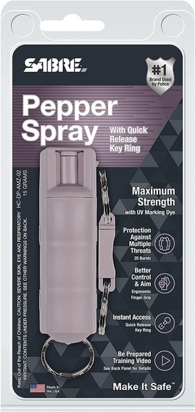 Sabre Hard Case Spray Purple OC Pepper And UV Dye Formula Up To 25 Burst 10501