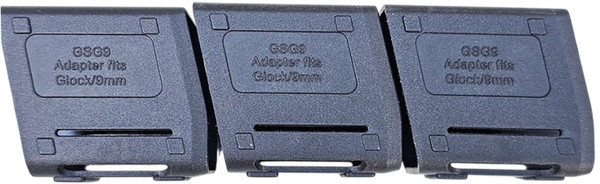 ATI GERMGSG9GLK Magazine Adapter 9mm Fits Glock Black 3 Pack [DS]