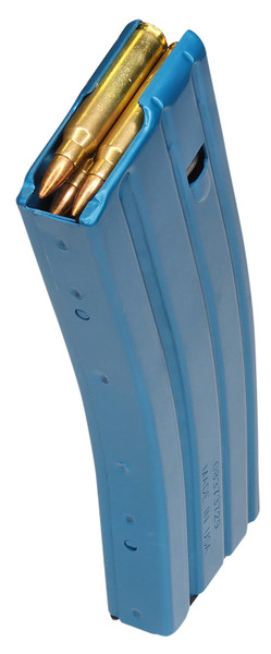 DuraMag 2023005175CPD AR-15 Duramag Speed 20rd 300 Blackout 223 Cal/5.56mm Blue Aluminum [DS]