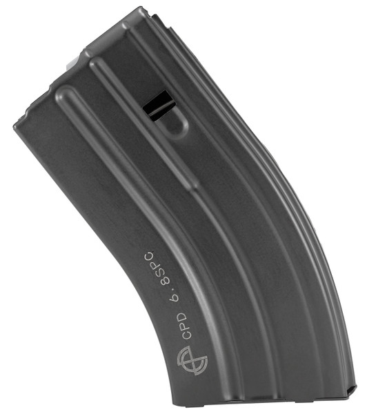 DuraMag 2068041207CPD SS 20rd 22 Nosler/6.8 SPC for AR-15 Black w/ Gray Follower Detachable [DS]